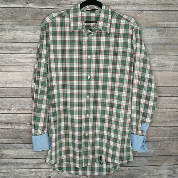 Armand Basi Cotton Slim Fit Button Down Shirt EUC - Picture 1 of 7
